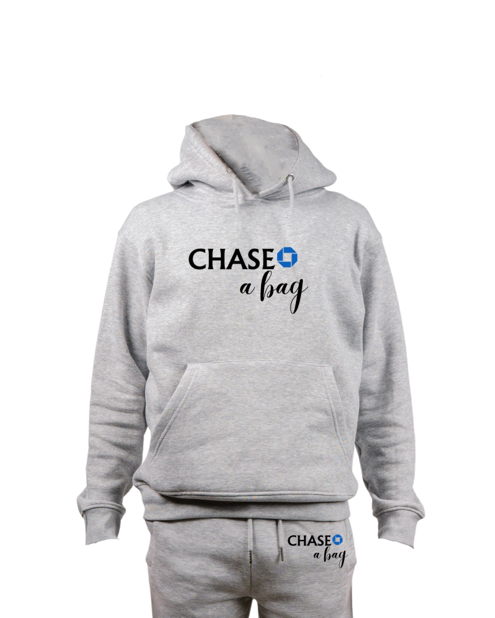 chase a bag sweatsuit set unisex